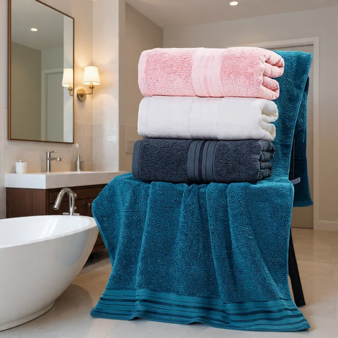 Serviettes de bain coton