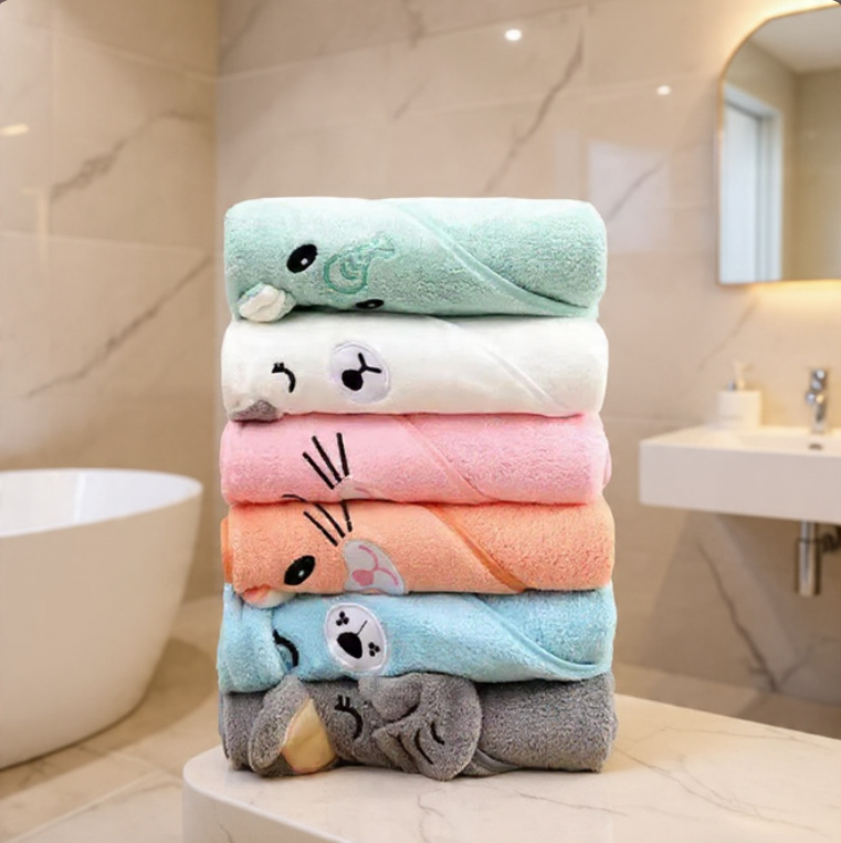 Serviettes de bain bébé