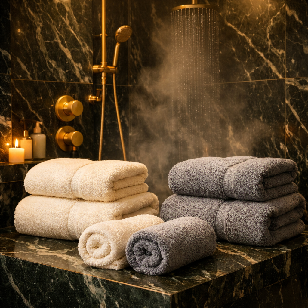 Serviette de bain luxe