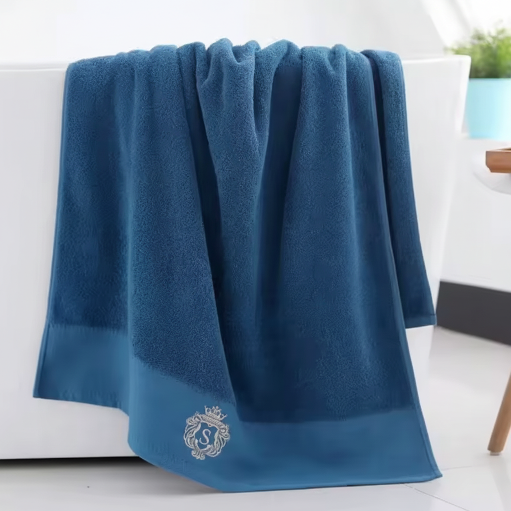 Serviettes De Bain Bleu