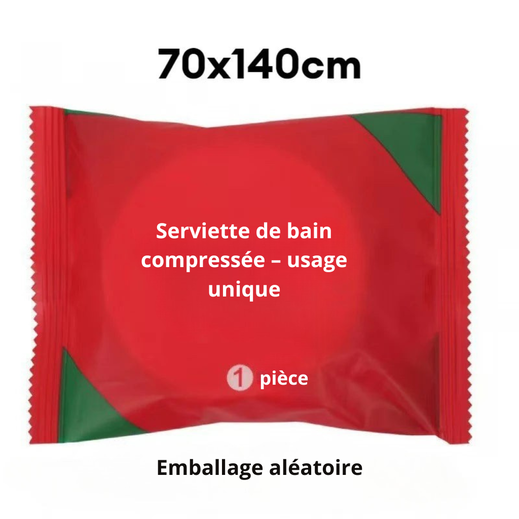 Serviette De Bain Compressée