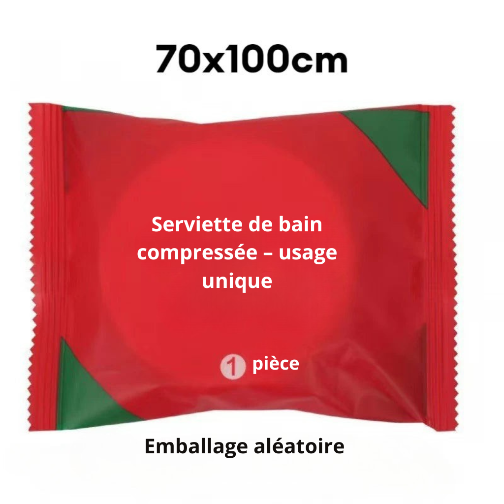 Serviette De Bain Compressée