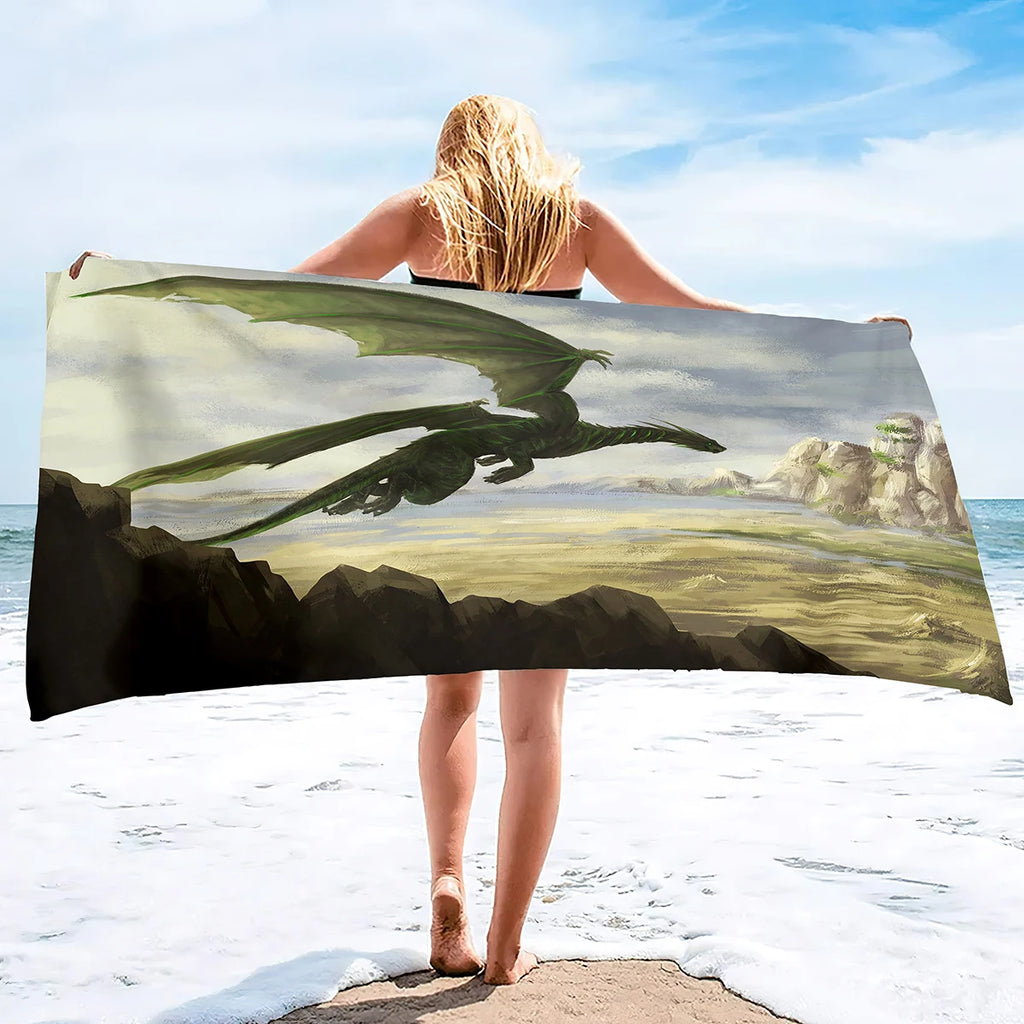 Serviette De Bain Dragons