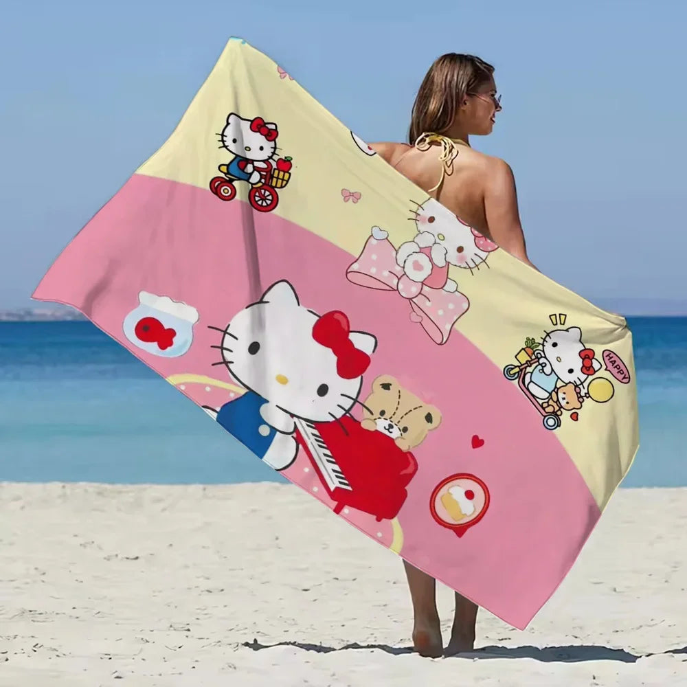 Serviette De Bain Hello Kitty