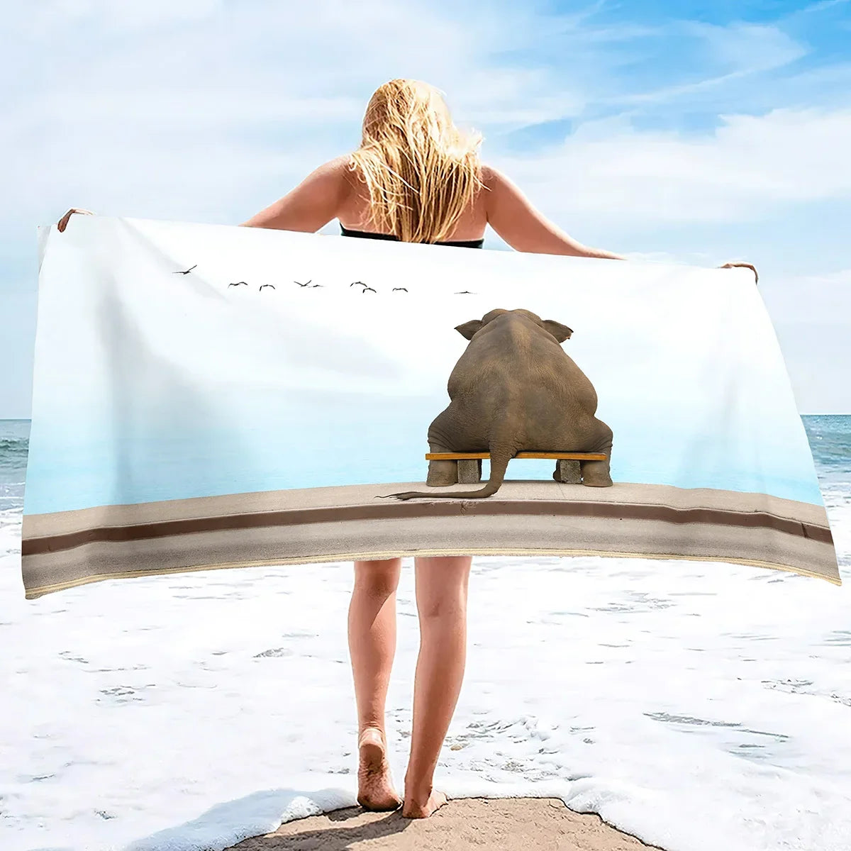 Serviette De Bain Éléphant