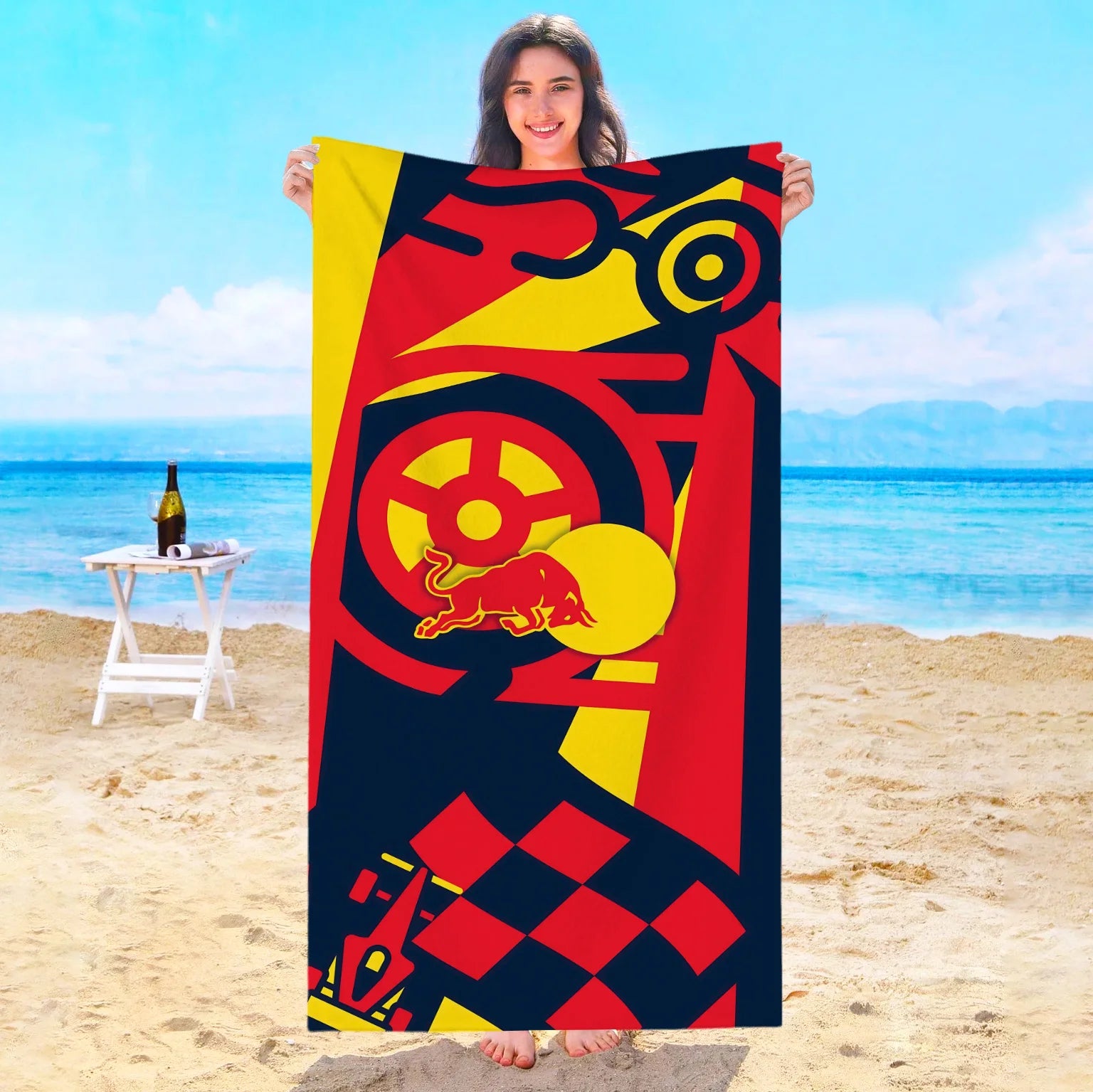 Serviette De Bain Red Bull