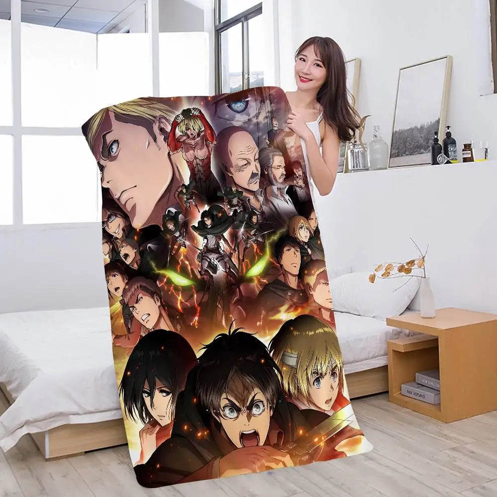 Serviette De Bain Attaque Des Titans