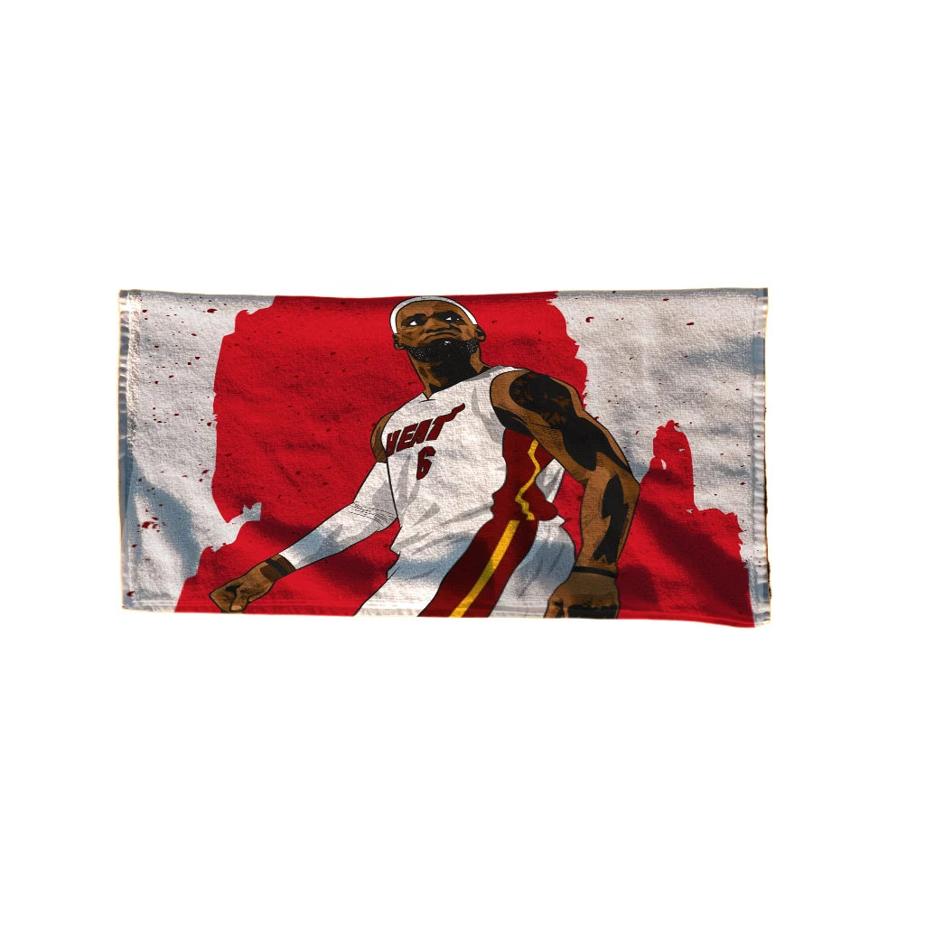 Serviette De Bain Avec Joueur De Basket