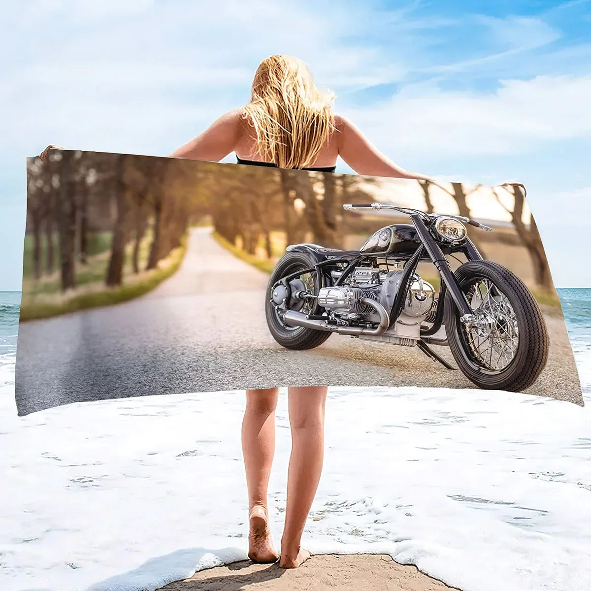 Serviette De Bain Moto
