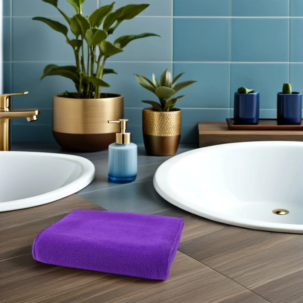 Serviette De Bain Adulte Violet