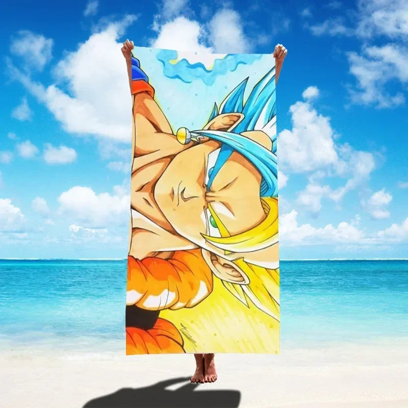 Serviette de bain dragon ball super