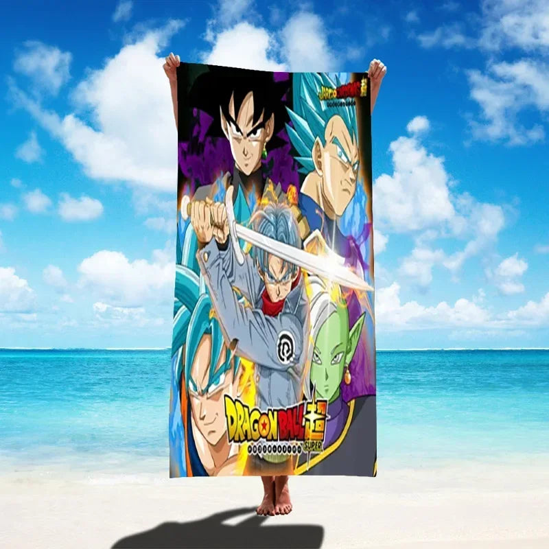 Serviette de bain dragon ball super