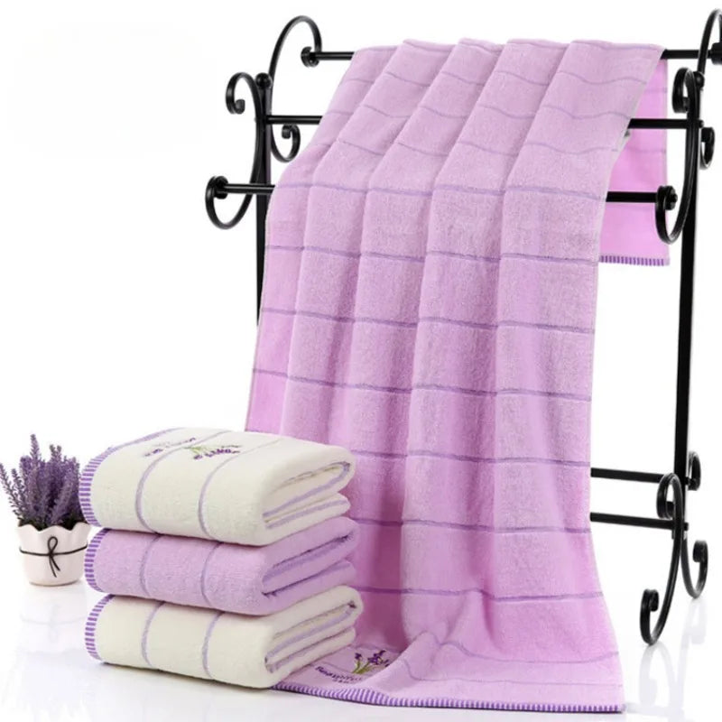 Serviette De Bain Violette