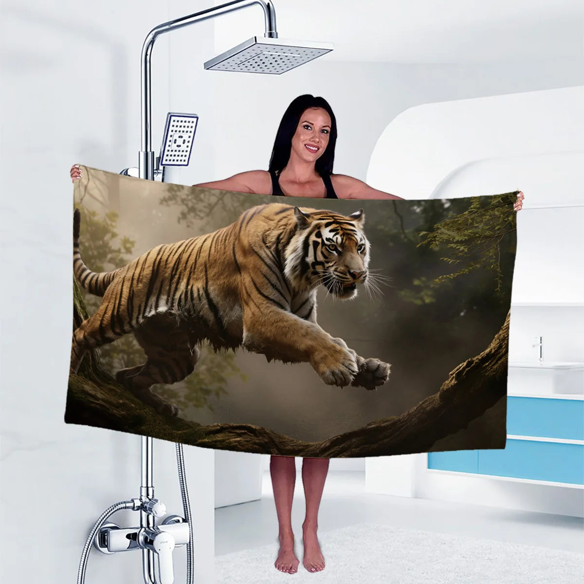 Serviette De Bain Tigre