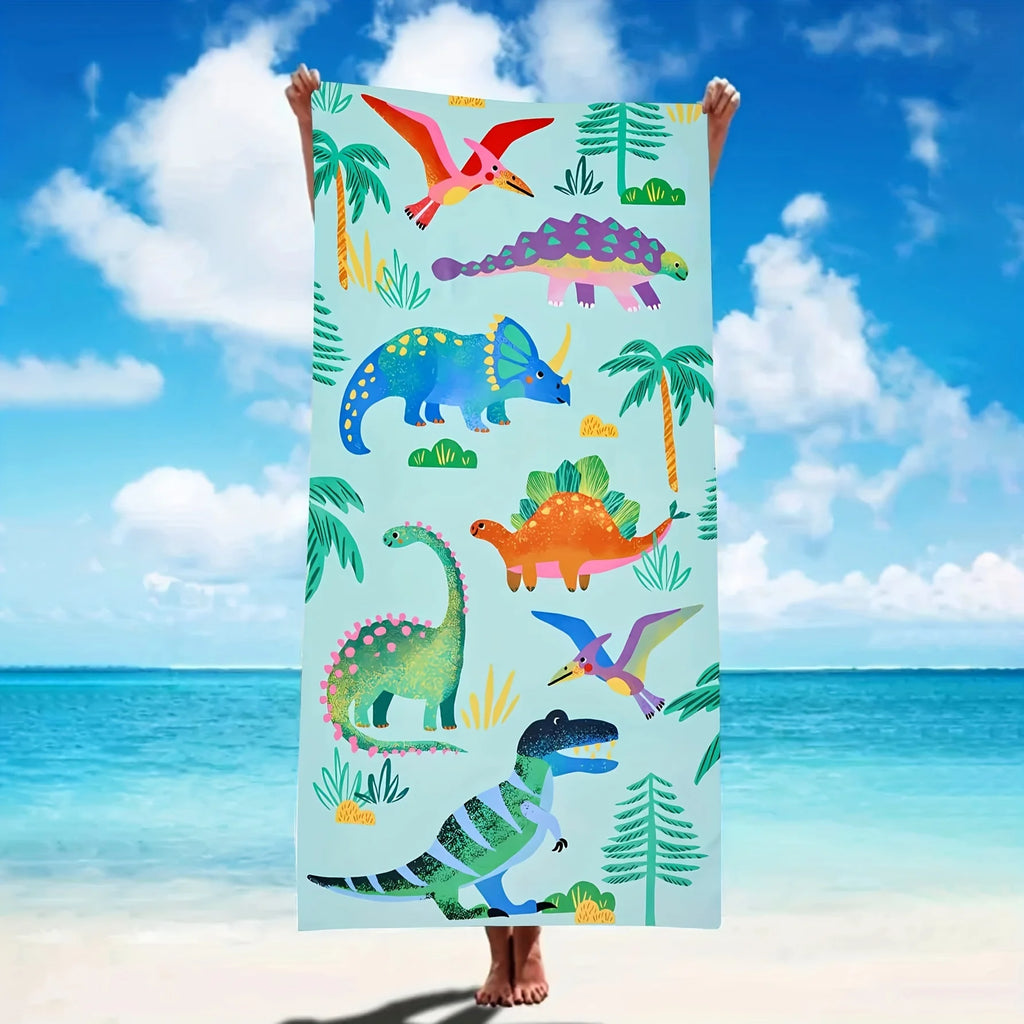 Serviette De Bain Dinosaure