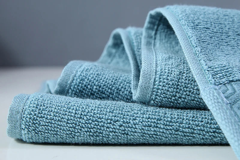 Serviette De Bain Bleu Gris