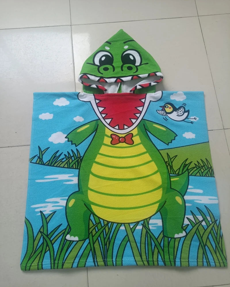 Serviette De Bain Bébé Dinosaure