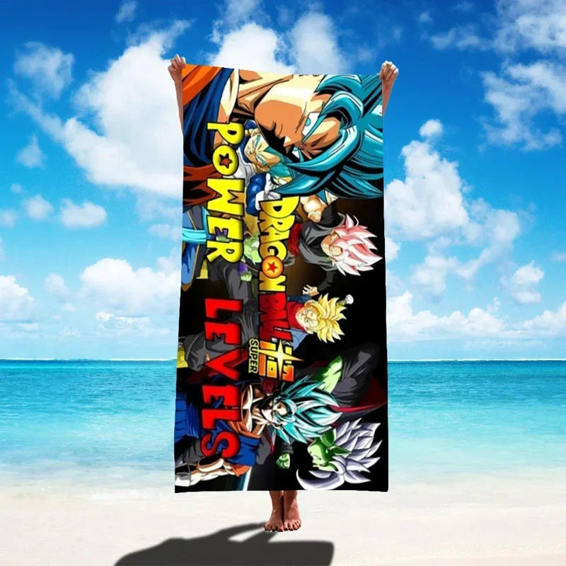 Serviette de bain dragon ball super