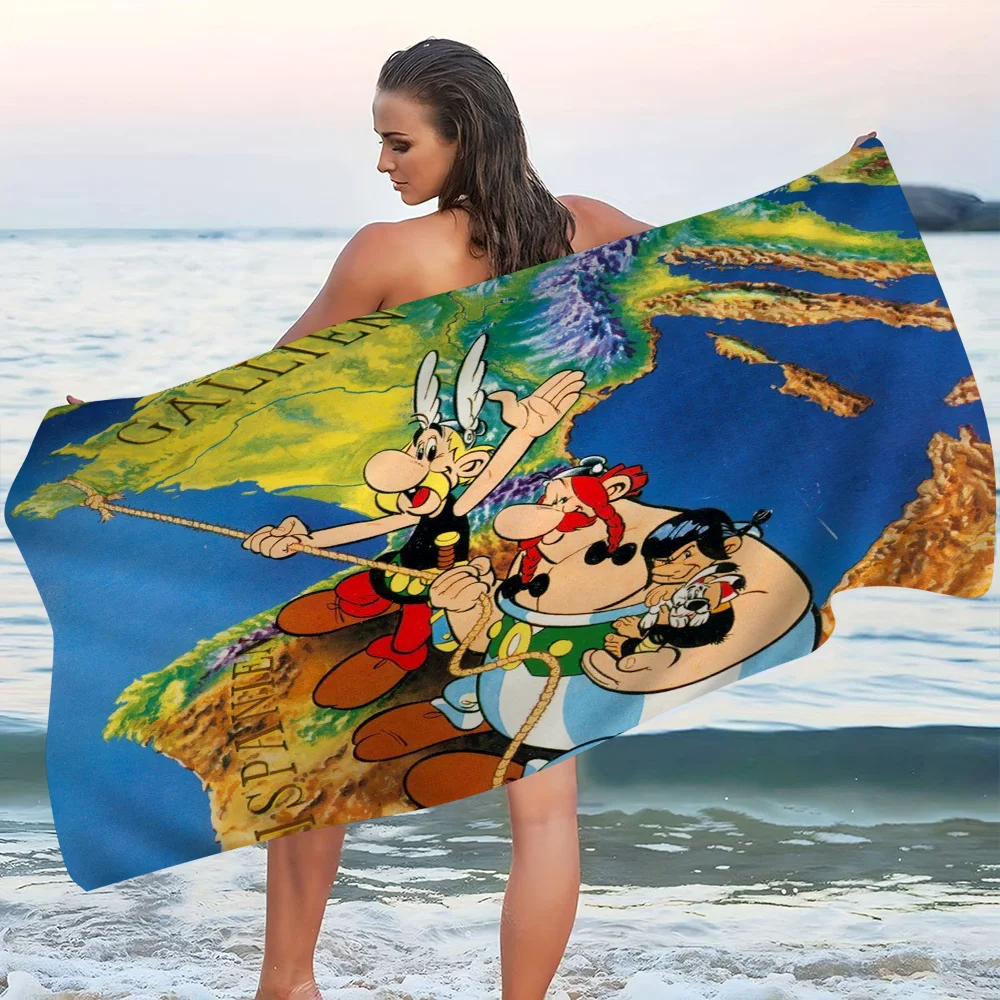 Serviette De Bain Astérix Obélix