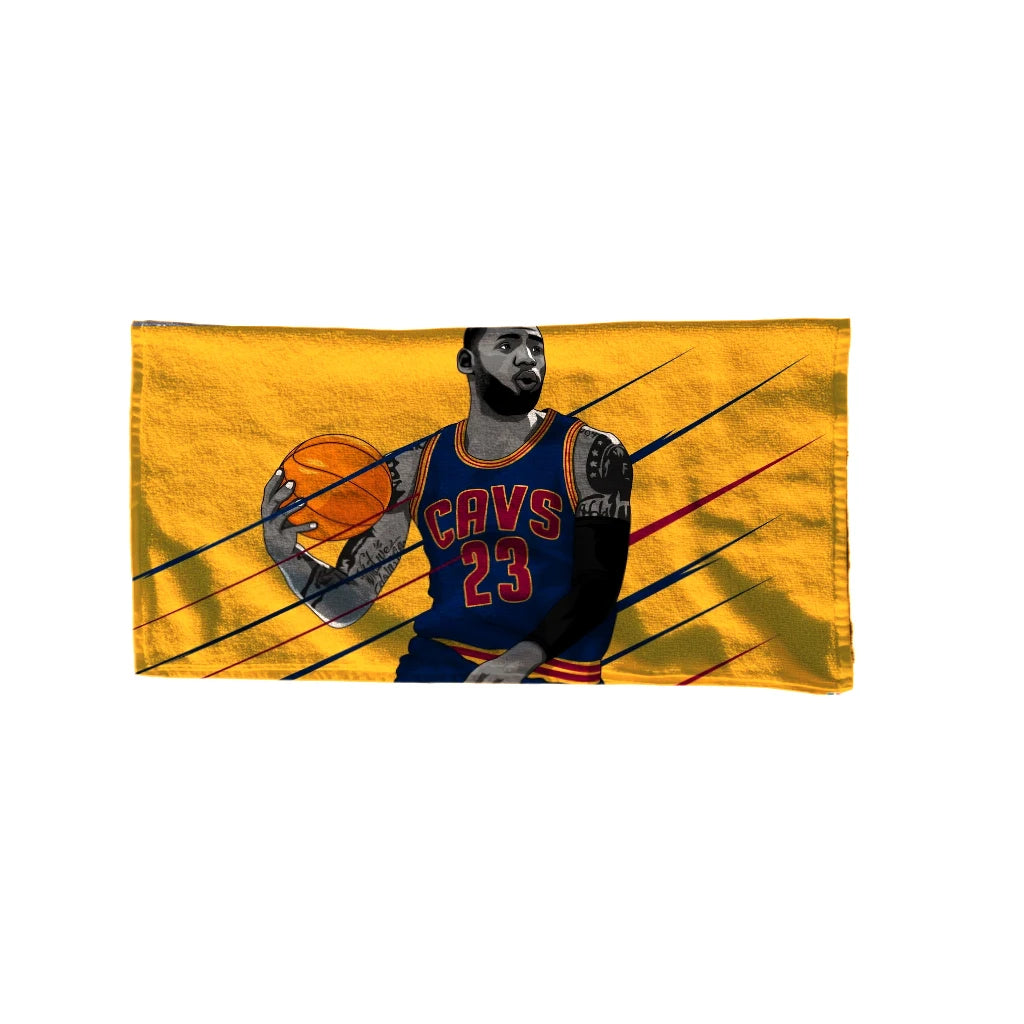 Serviette De Bain Avec Joueur De Basket