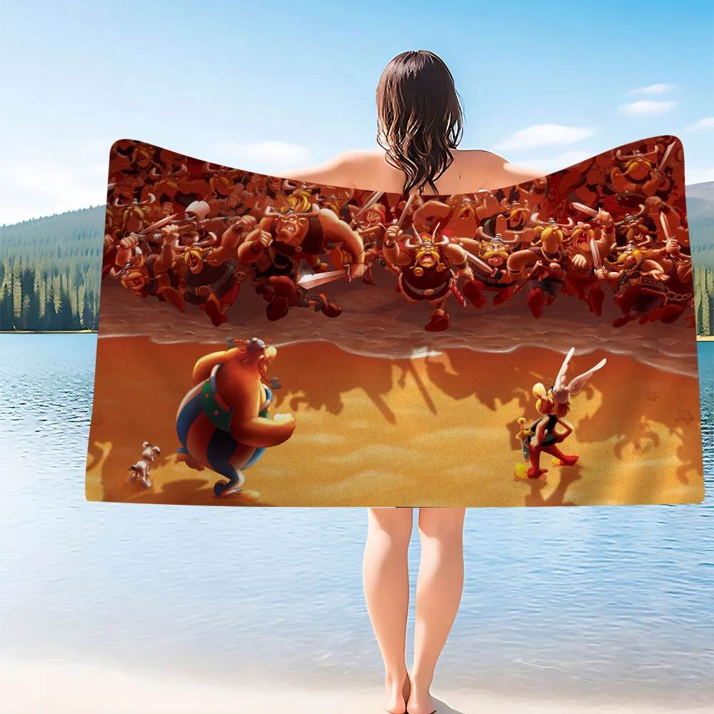 Serviette De Bain Astérix Obélix