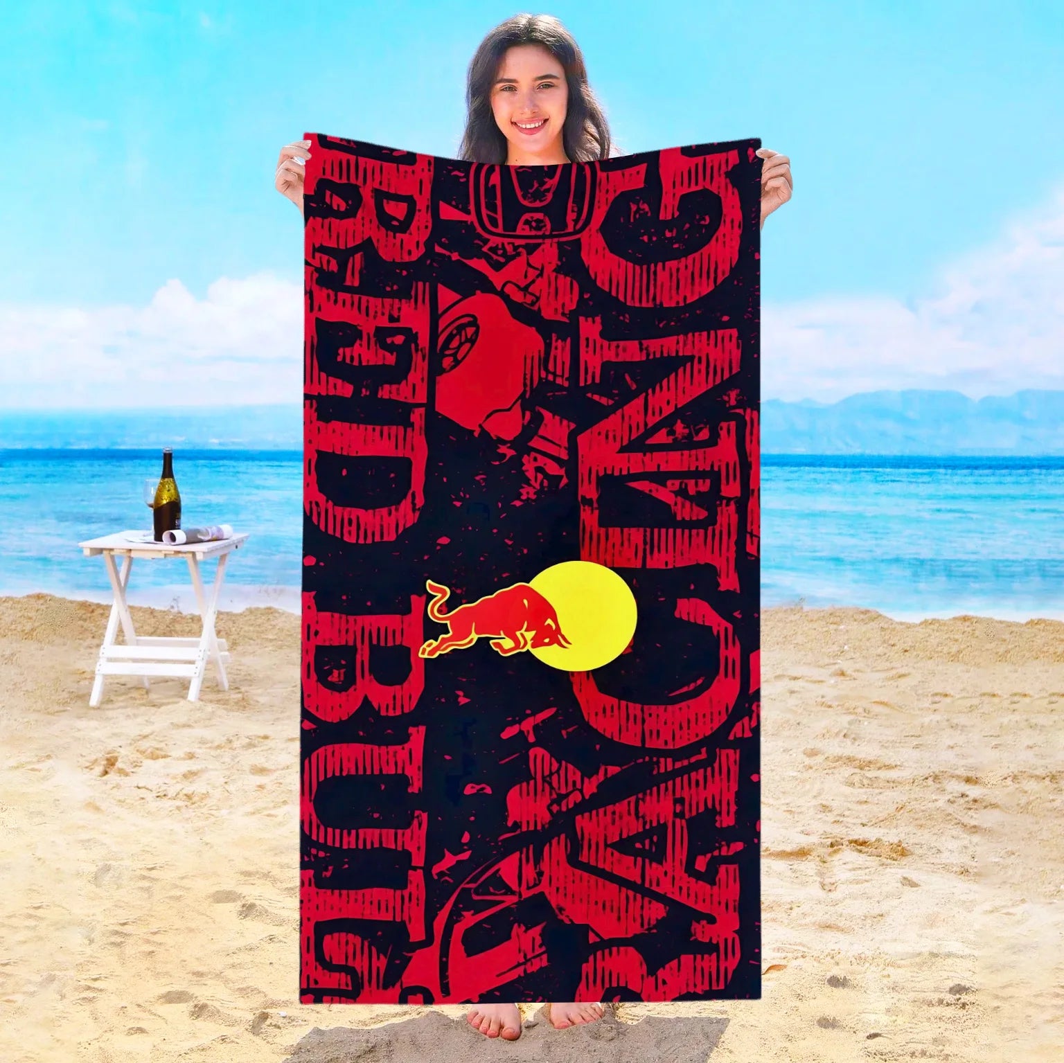 Serviette De Bain Red Bull