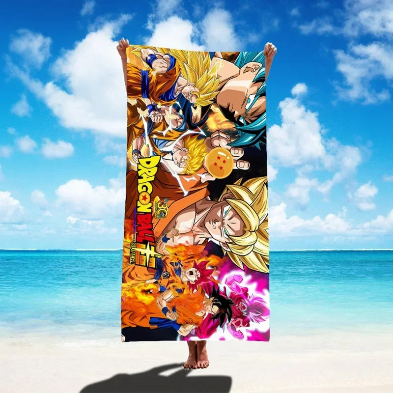 Serviette de bain dragon ball super