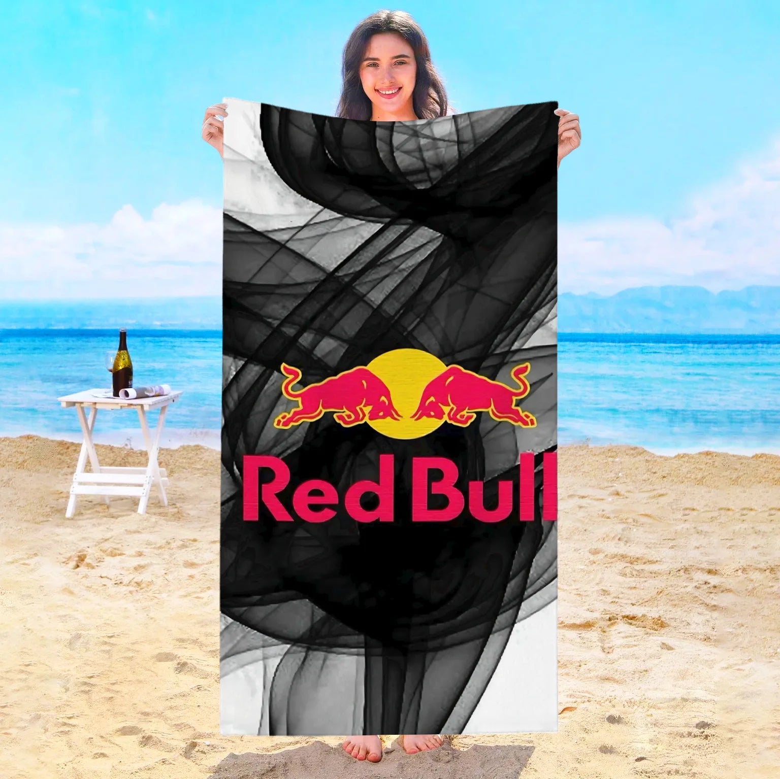 Serviette De Bain Red Bull