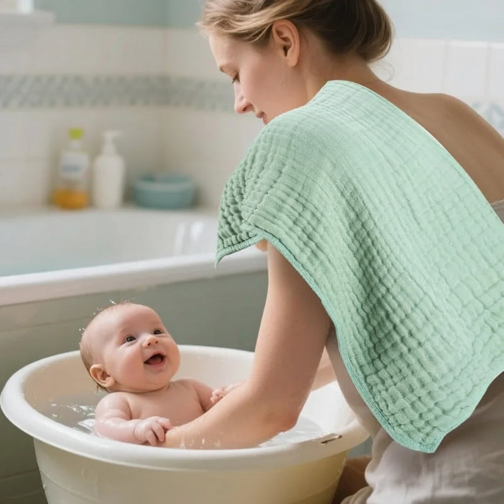 Serviette De Bain Avec Bonnet Bébé