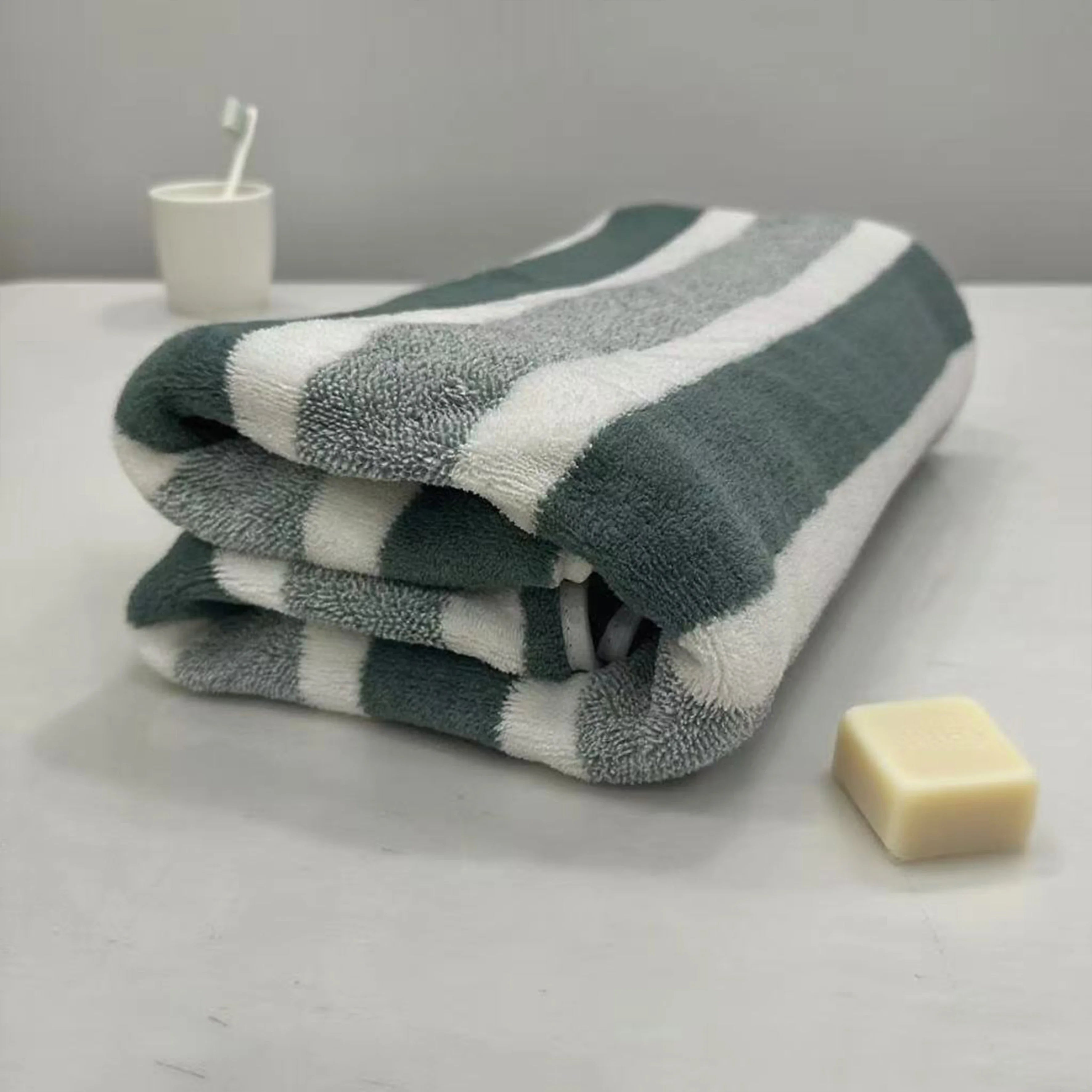 Serviette De Bain Épaisse Et Douce