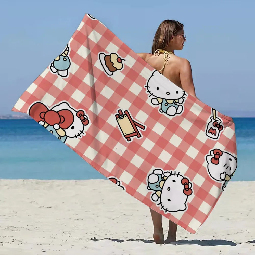 Serviette De Bain Hello Kitty