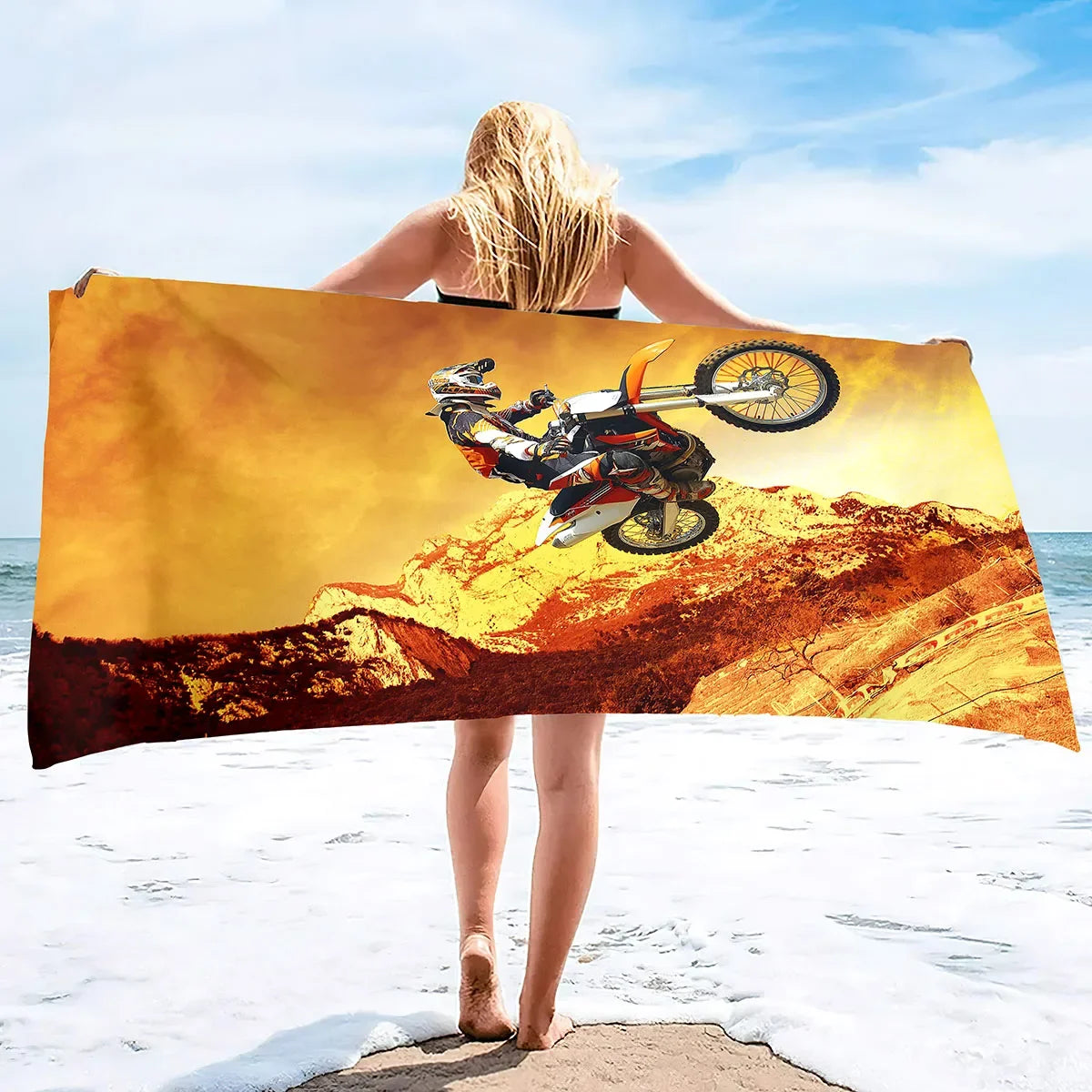 Serviette De Bain Moto