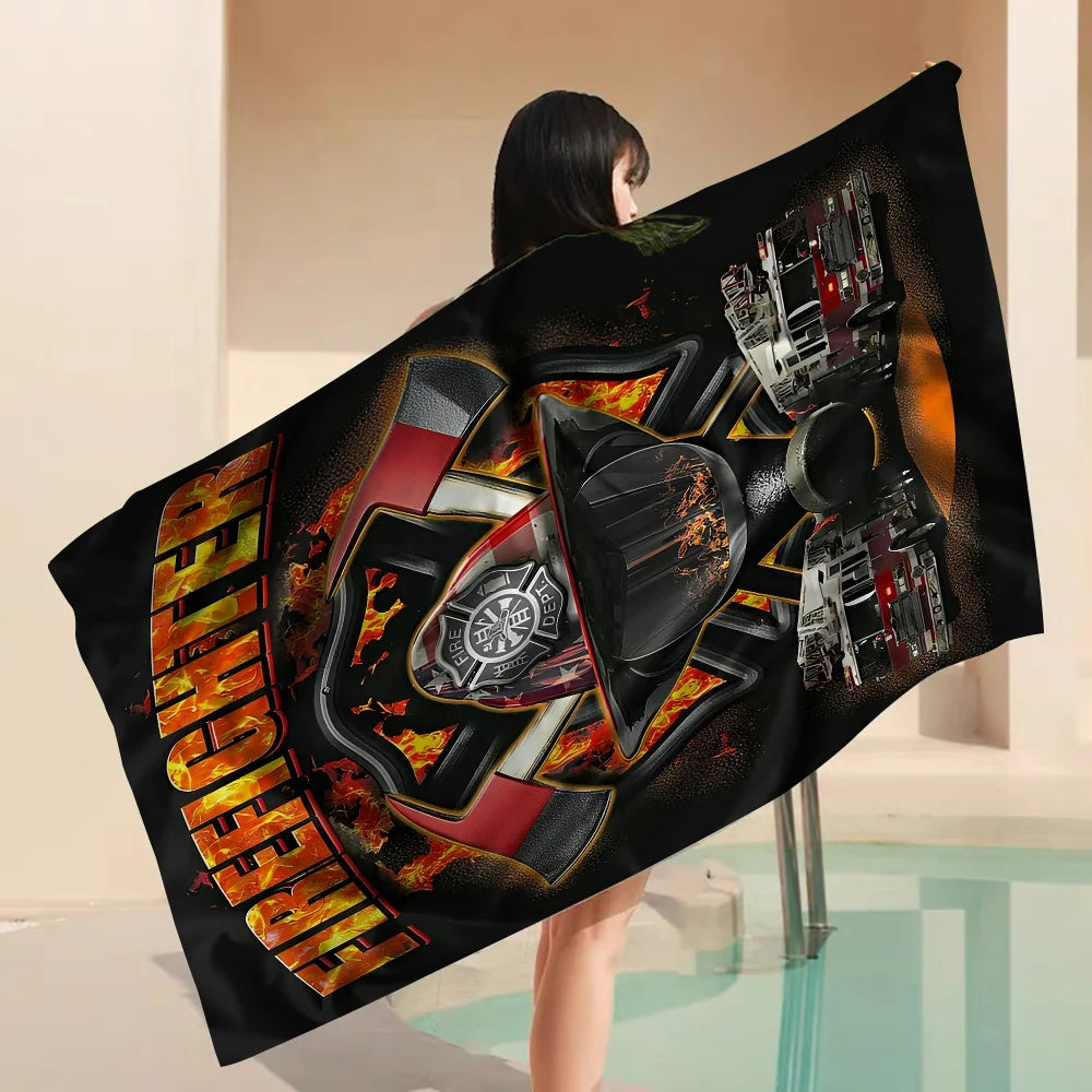 Serviette De Bain Pompier