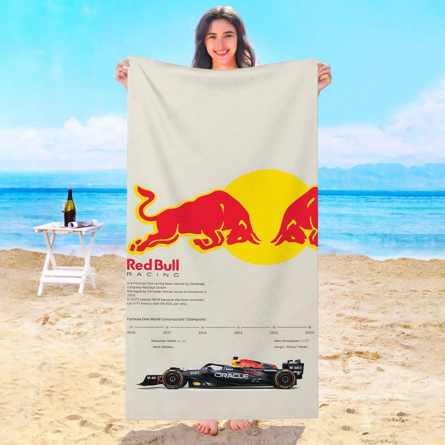 Serviette De Bain Red Bull