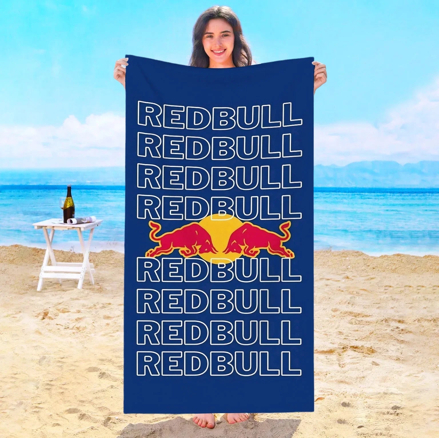 Serviette De Bain Red Bull