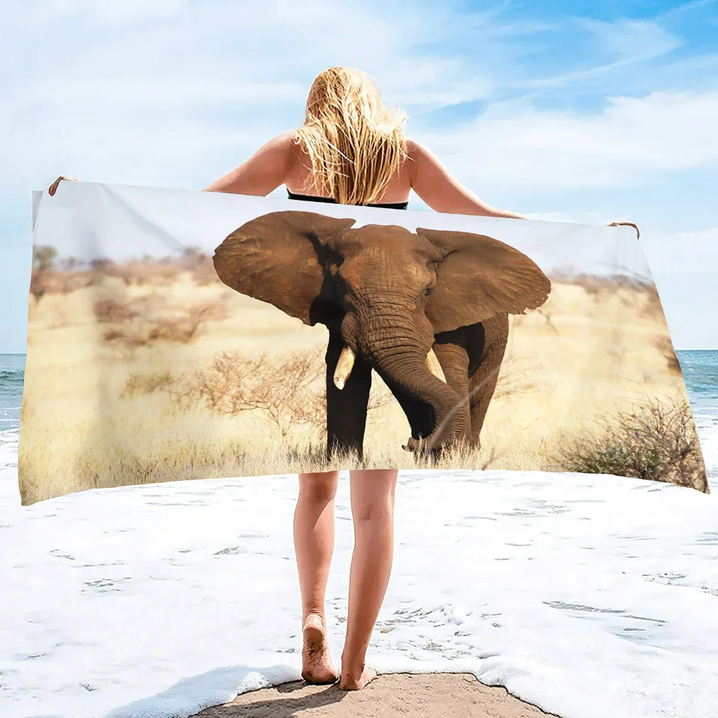 Serviette De Bain Éléphant