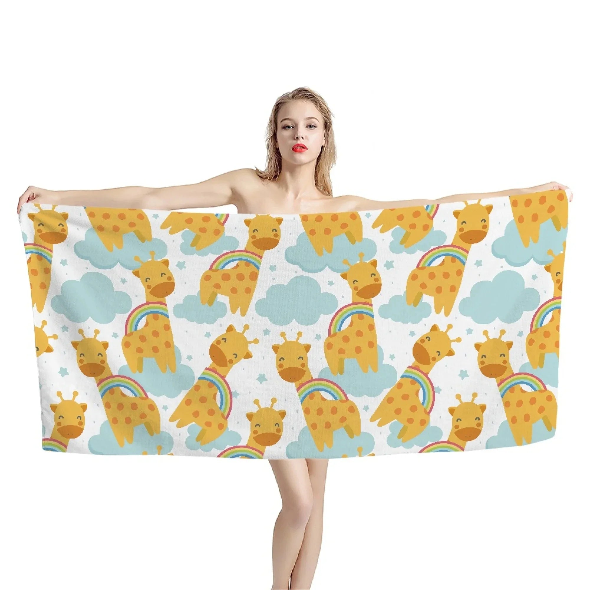 Serviette De Bain Girafe
