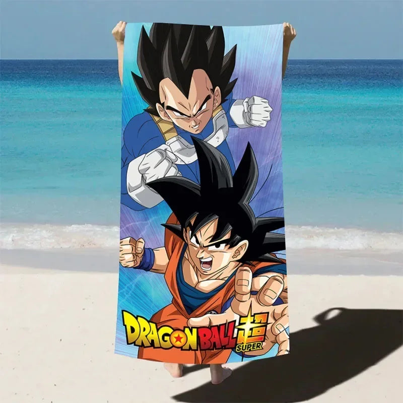 Serviette de bain dragon ball super