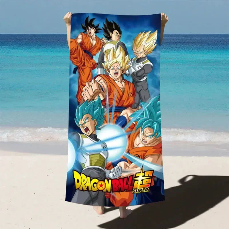 Serviette de bain dragon ball super
