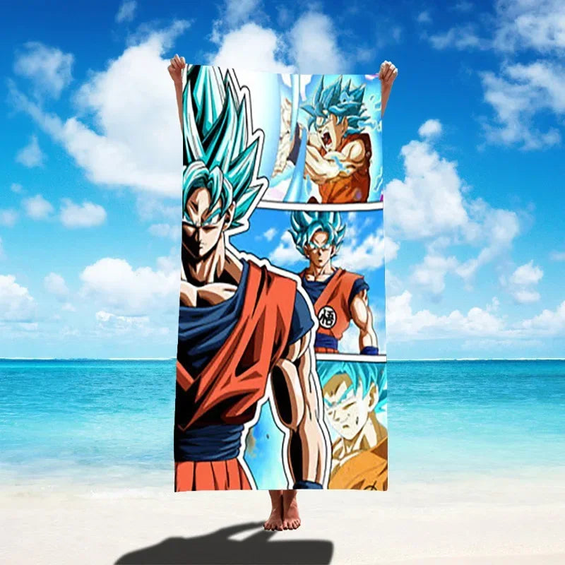 Serviette de bain dragon ball super