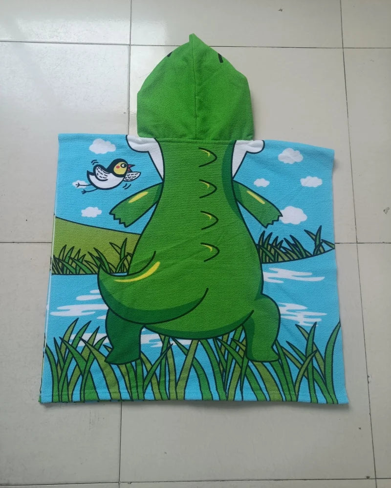 Serviette De Bain Bébé Dinosaure