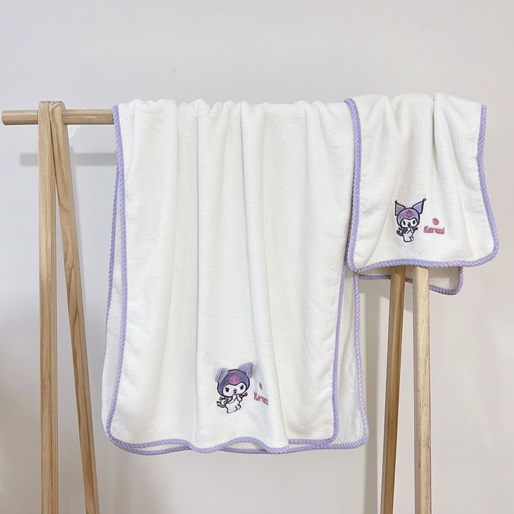 Serviette de bain hello kitty pas cher