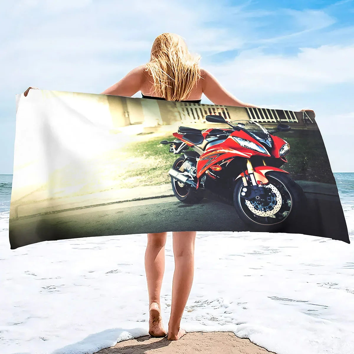 Serviette De Bain Moto