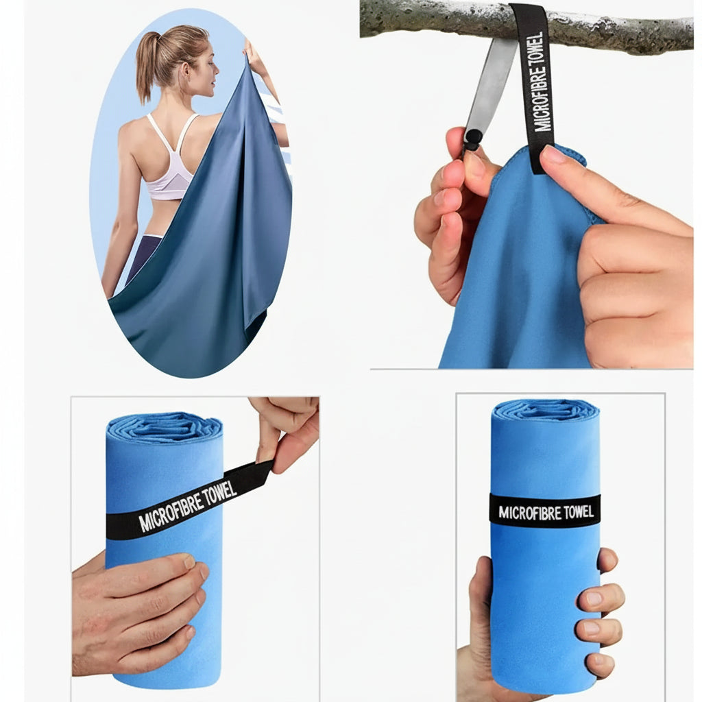 Serviette De Bain Microfibre Ultra Douce