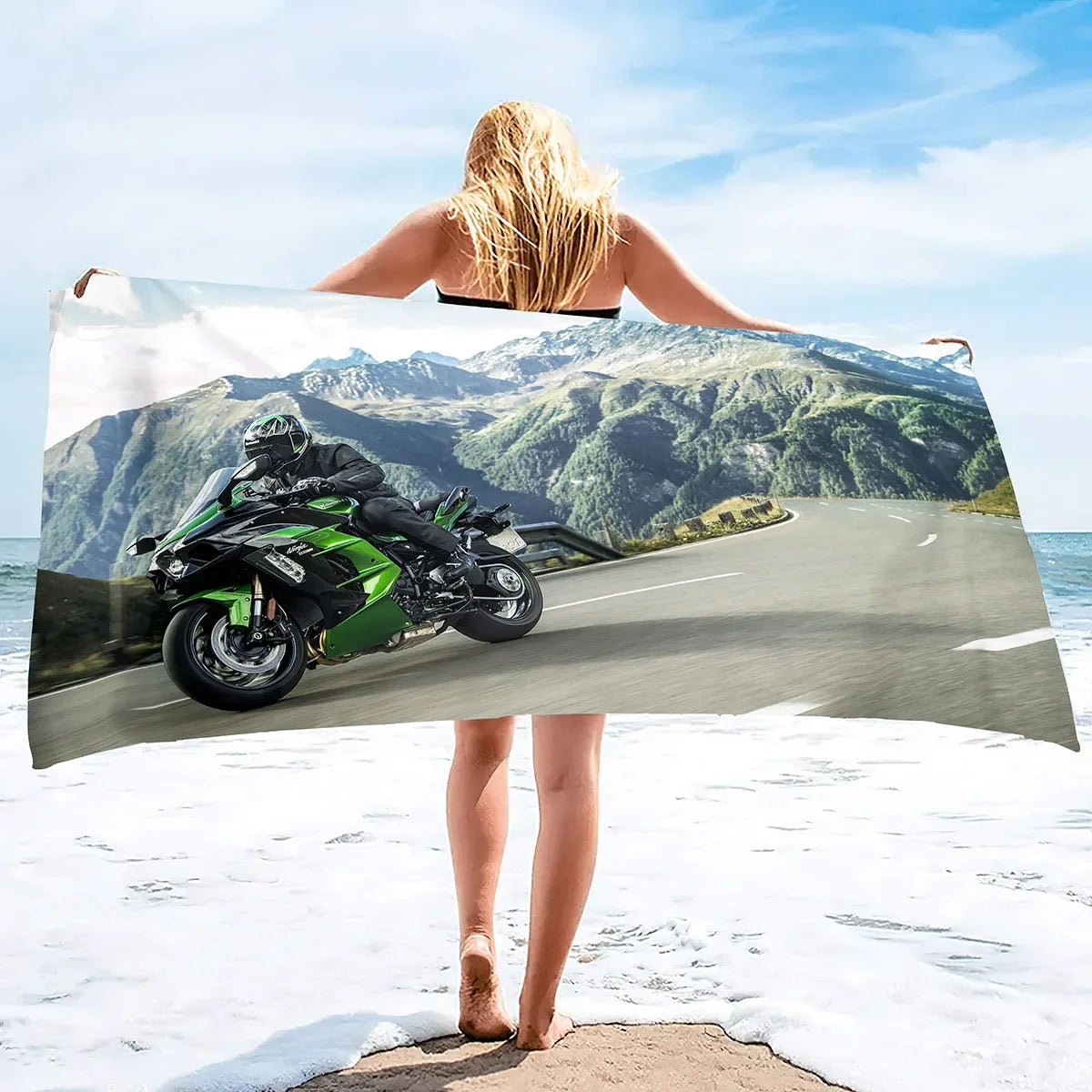 Serviette De Bain Moto