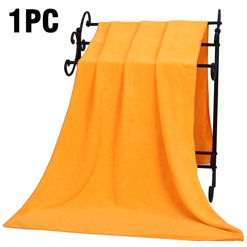 Serviette De Bain Couleur Orange