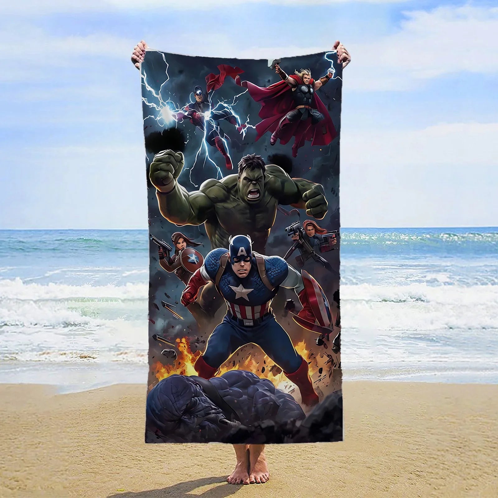 Serviette De Bain Avengers