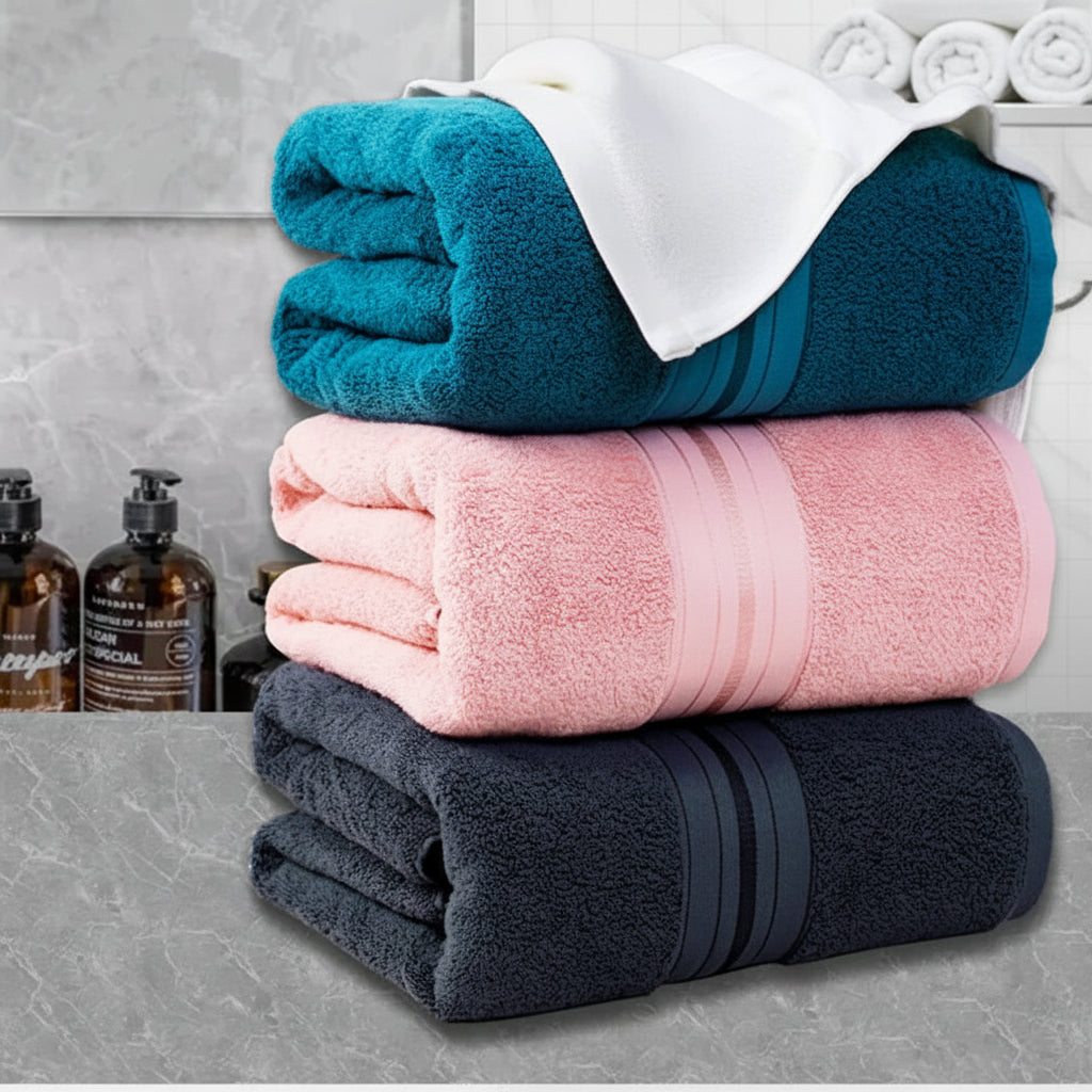 Serviette de bain coton d egypte