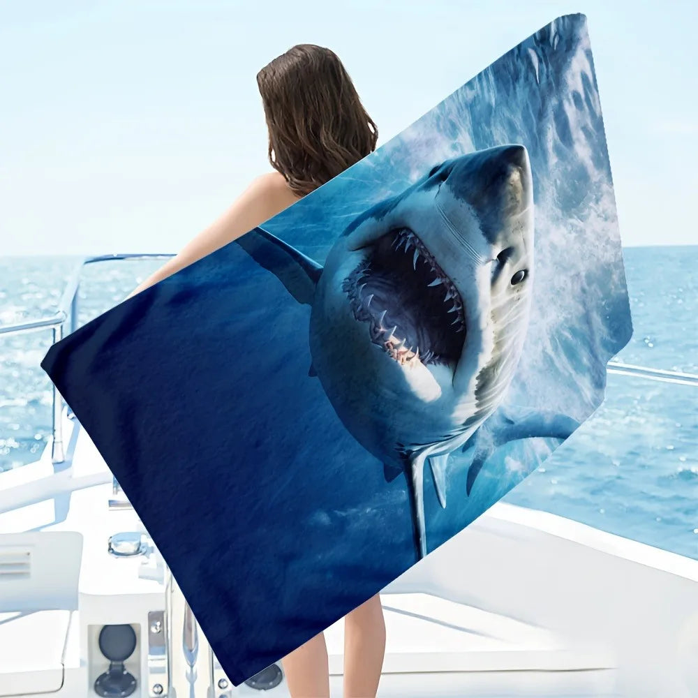 Serviette De Bain Requin