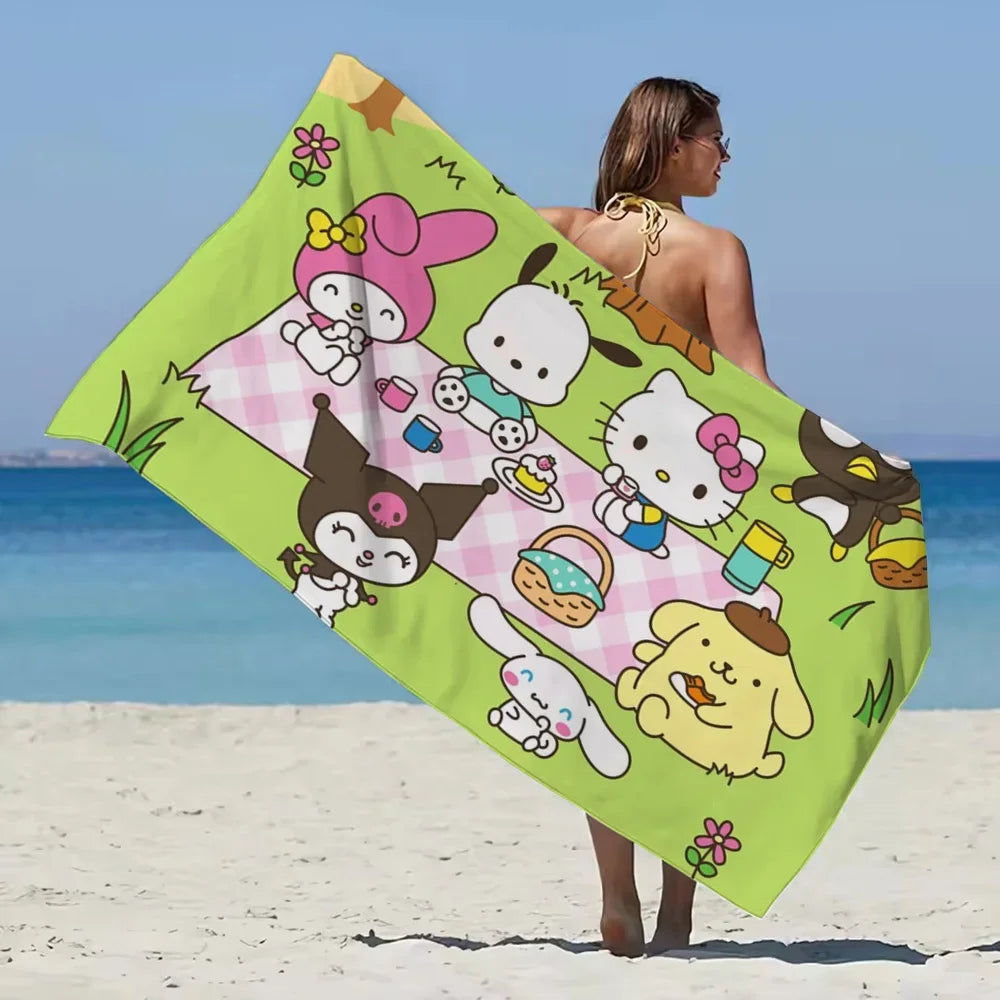 Serviette De Bain Hello Kitty